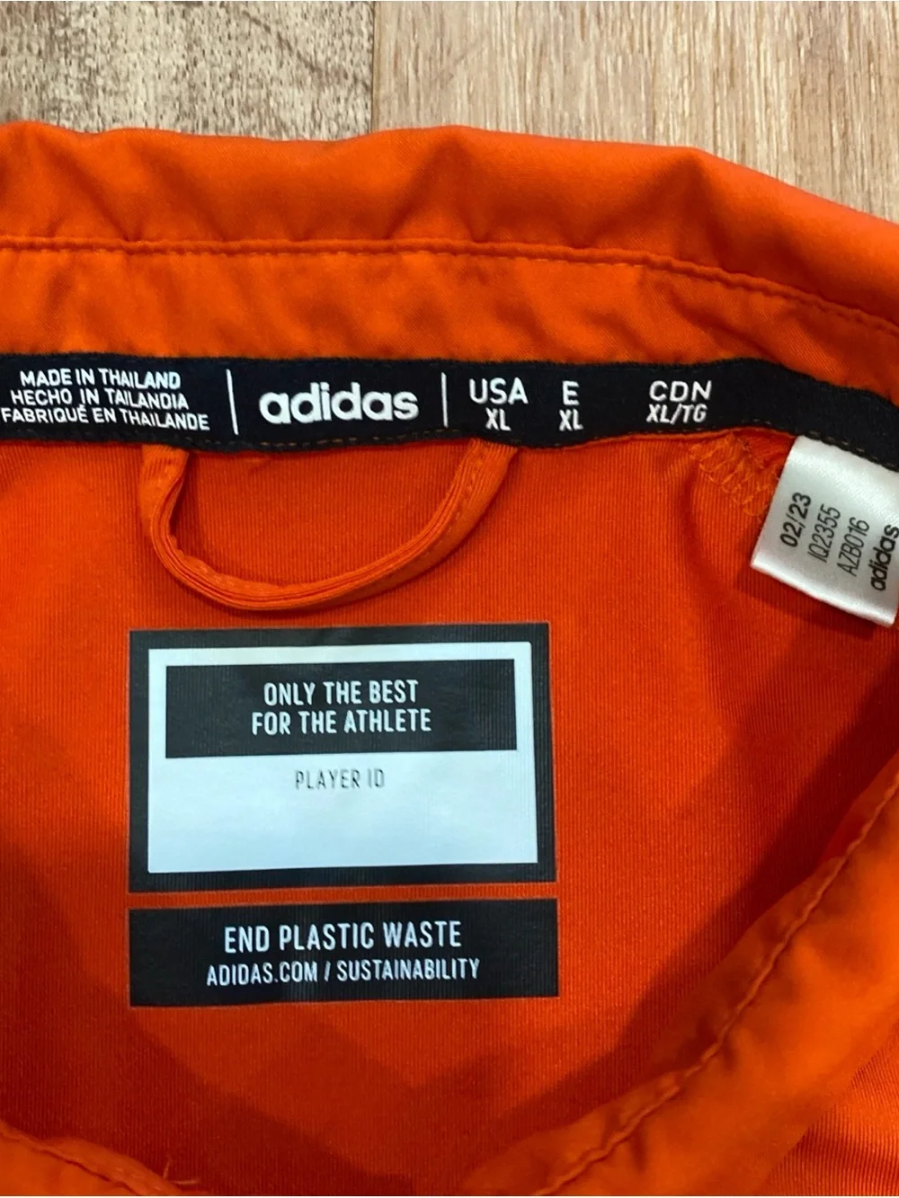 adidas University of Miami Polo Shirt Mens XL Coaches Sideline Team Issue Orange